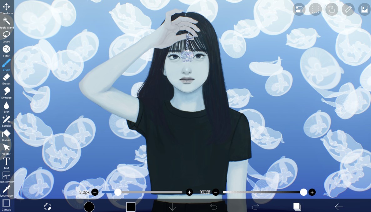 Рисование в Ibis Paint X